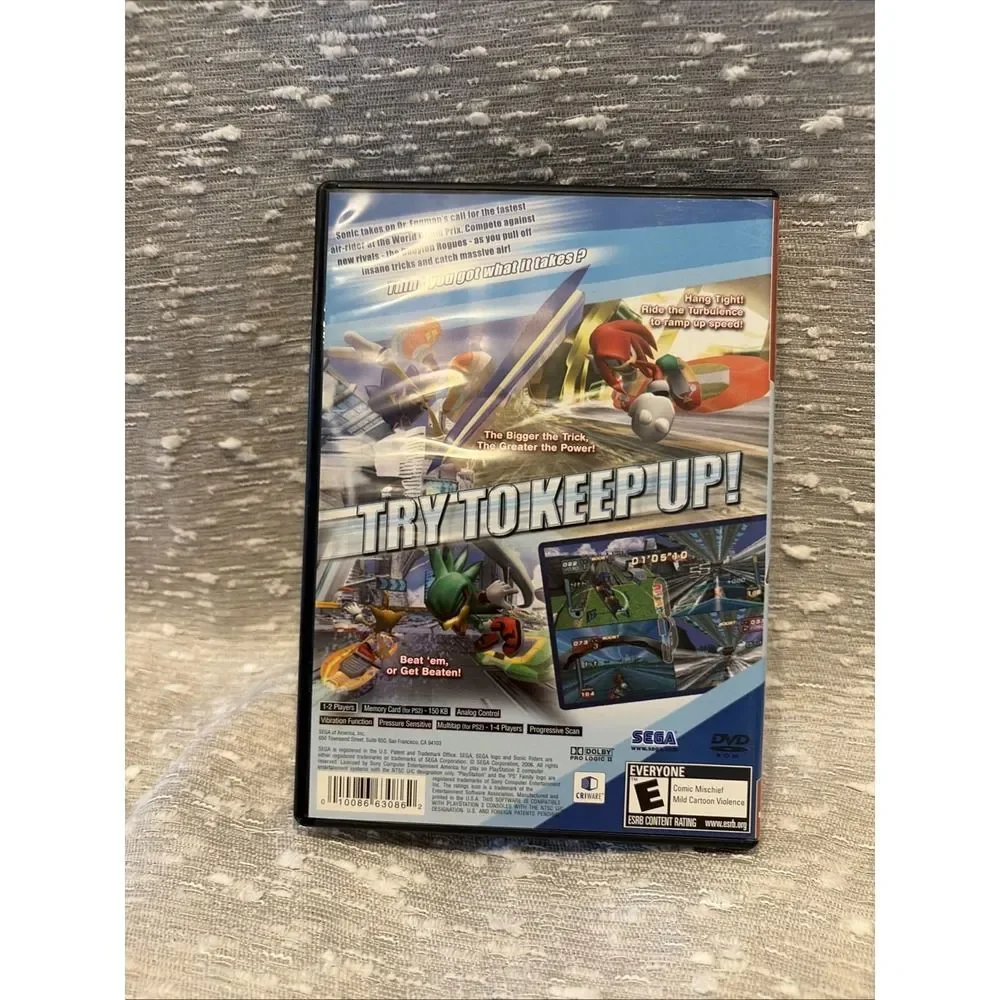 Sonic Riders - PlayStation‎ 2 ( Game And Manual)